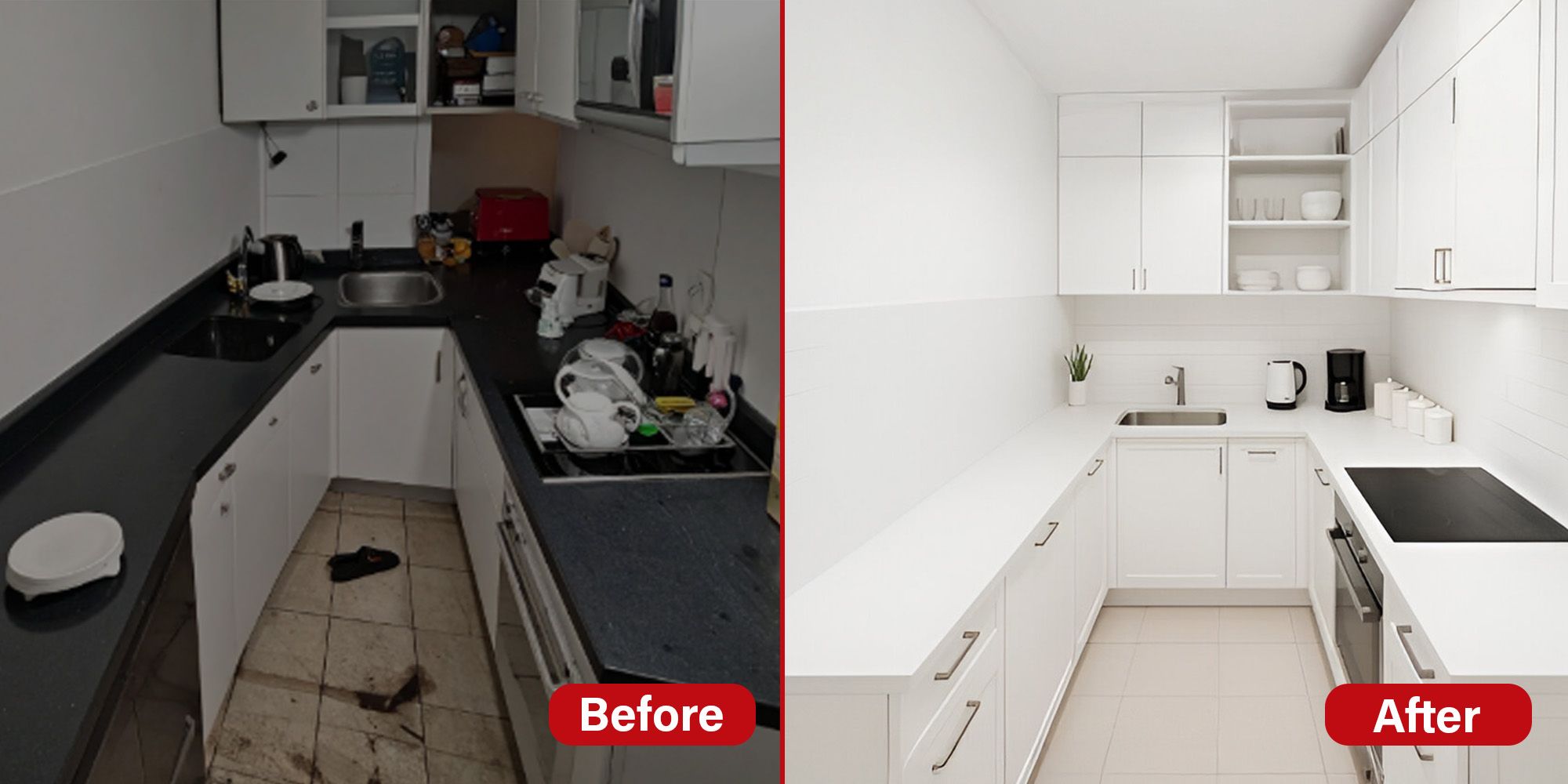Studio Kitchen Upgrade- Before & After