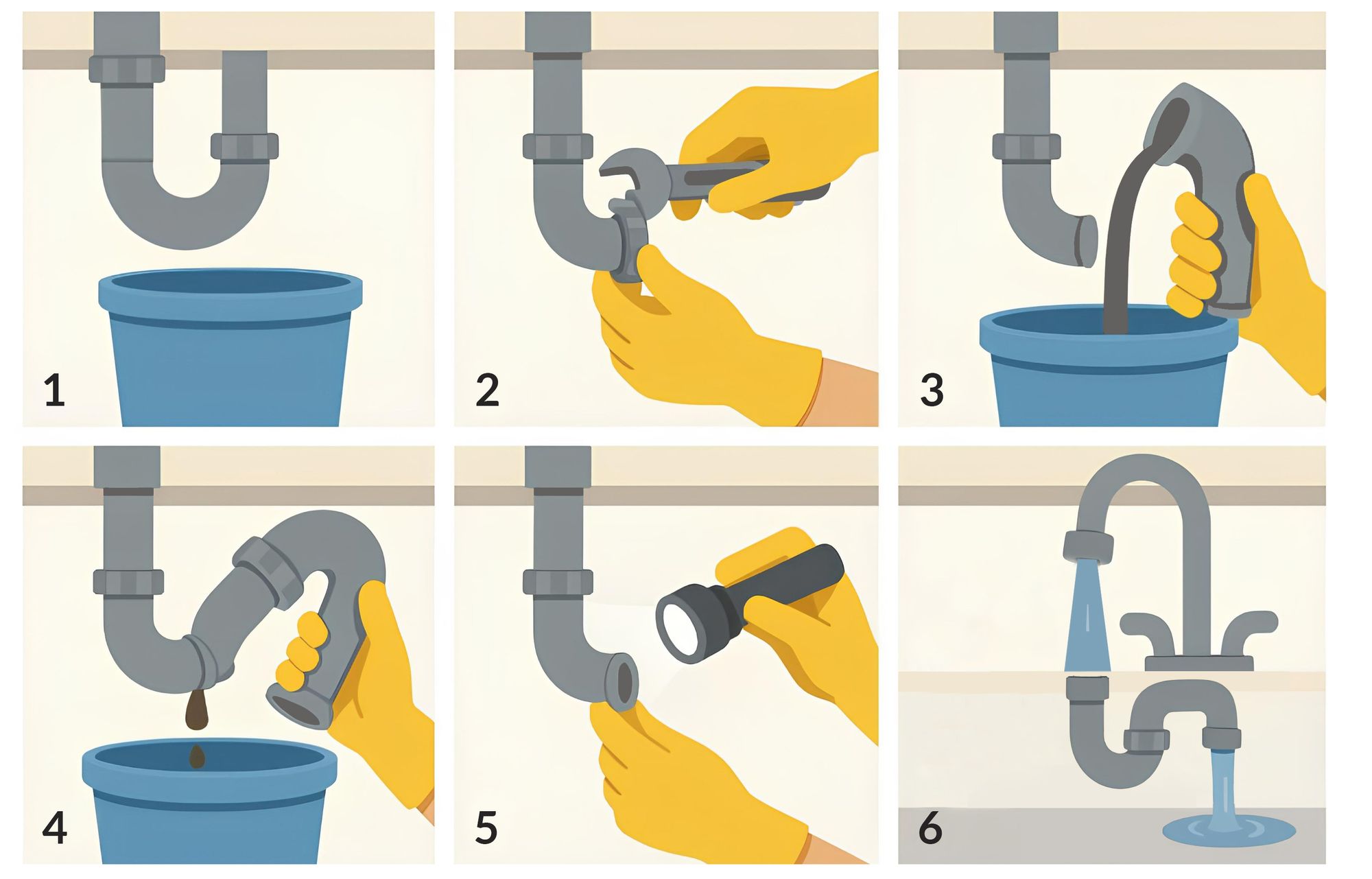 Clean the P-Trap