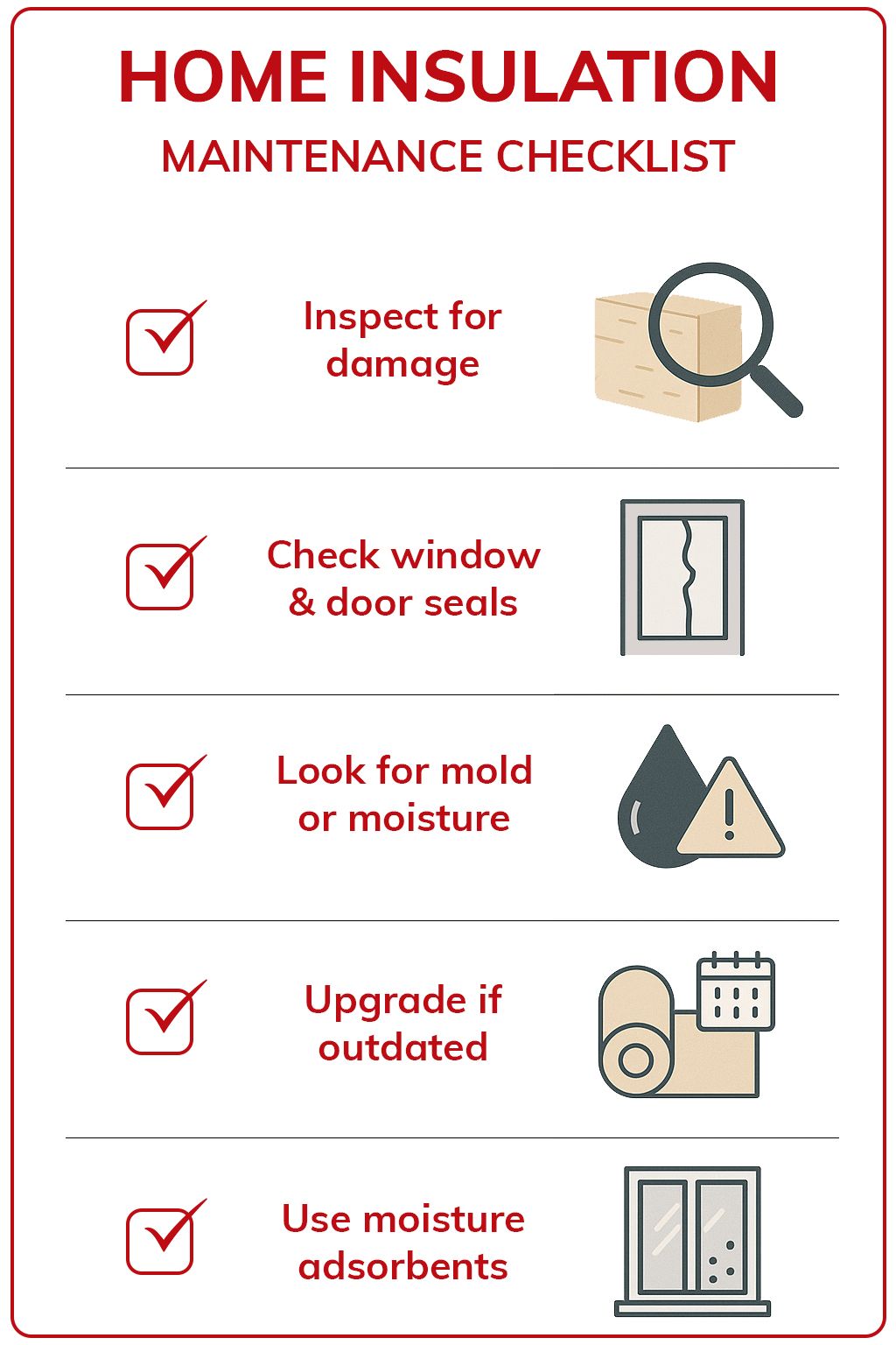 Home Insulation Maintenance Tips