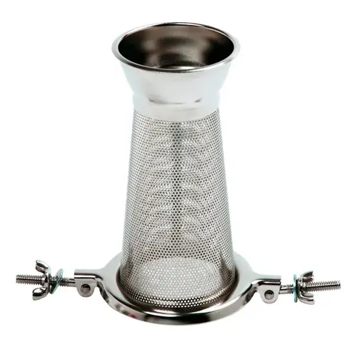 Berry Screen 3-1/2" W X 6" L Silver Stainless Steel Chrome Berry Screen 3-1/2" W X 6" L Silver Stainless Steel Chrome