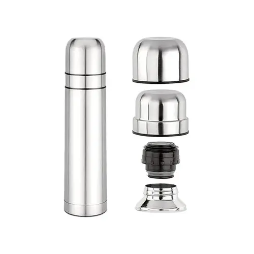 Coffee Thermos 16.9 oz Silver/Black Silver/Black Coffee Thermos 16.9 oz Silver/Black Silver/Black