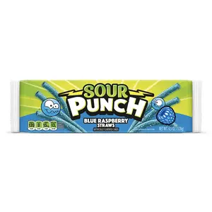 Sour Punch 8034 Straws Candy Blue Raspberry 4.5 oz