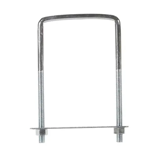 Lumber Size Square Bend U-Bolt 3-3/4" S X 3-5/8" W X 6" L Coarse Zinc-Plated Steel Zinc-Plated - pack of 5 Lumber Size Square Bend U-Bolt 3-3/4" S X 3-5/8" W X 6" L Coarse Zinc-Plated Steel Zinc-Plated - pack of 5