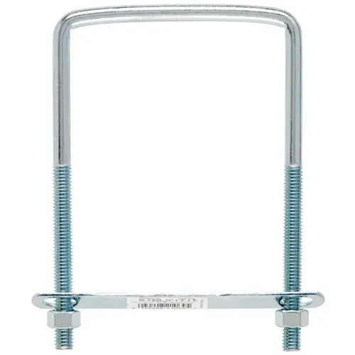 Square Bend U Bolt 3/8" S X 4" W X 6" L Coarse Zinc-Plated Steel Zinc-Plated - pack of 10 Square Bend U Bolt 3/8" S X 4" W X 6" L Coarse Zinc-Plated Steel Zinc-Plated - pack of 10