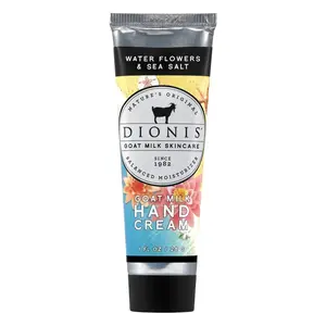 Dionis C21000-6 Hand Cream Goat Milk Water Flowers and Sea Salt Scent 1 oz