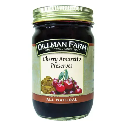 Preserves All Natural Cherry Amaretto 16 oz Jar - pack of 6 Preserves All Natural Cherry Amaretto 16 oz Jar - pack of 6
