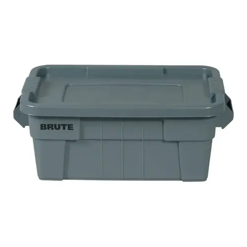 Storage Tote Brute 10.7" H X 16.5" W X 27.9" D Stackable Gray Storage Tote Brute 10.7" H X 16.5" W X 27.9" D Stackable Gray