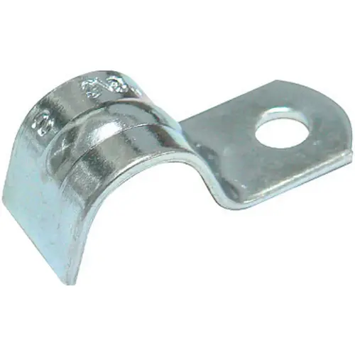 1 Hole Strap ProConnex 3/8" D Zinc-Plated Steel Silver 1 Hole Strap ProConnex 3/8" D Zinc-Plated Steel Silver