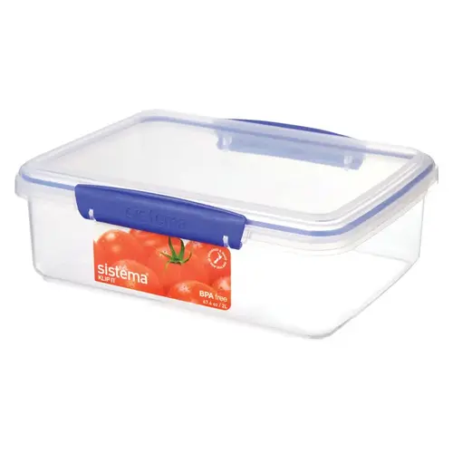 Food Storage Container Klip It 67.63 oz Clear Clear Food Storage Container Klip It 67.63 oz Clear Clear