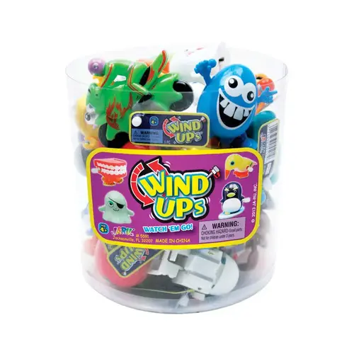 Toys Wind Ups Plastic Assorted 1 pc Assorted - pack of 36 Toys Wind Ups Plastic Assorted 1 pc Assorted - pack of 36