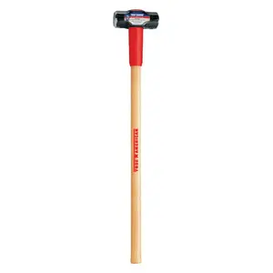 True Temper 20184800 Sledge Hammer American 6 lb Steel 36" Hickory Handle Natural