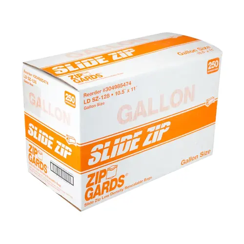 FOOD STORAGE BAG 1 GALLON SLIDE ZIP FOOD STORAGE BAG 1 GALLON SLIDE ZIP