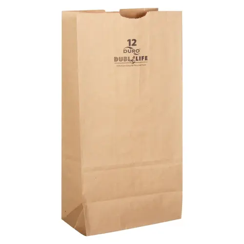 Shopping Bag 7.125" H X 4.375" W X 13.6875" L Paper 500 pk 12 lb Brown Shopping Bag 7.125" H X 4.375" W X 13.6875" L Paper 500 pk 12 lb Brown