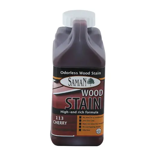 Wood Stain Semi-Transparent Cherry Water-Based 32 oz Cherry
