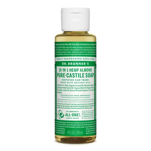 Liquid Soap Pure-Castile Organic Almond Scent 4 oz Liquid Soap Pure-Castile Organic Almond Scent 4 oz
