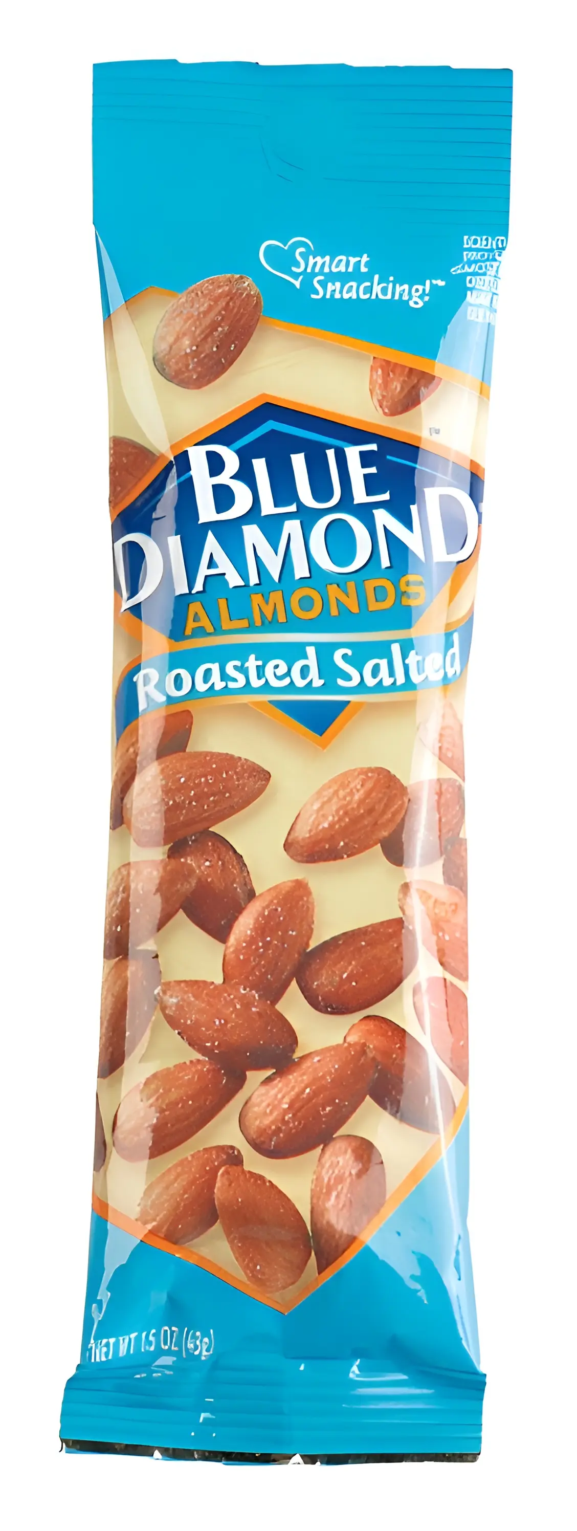 Blue Diamond Almonds Roasted Salted 1.5 oz Bagged - pack of 12 05180-XCP12