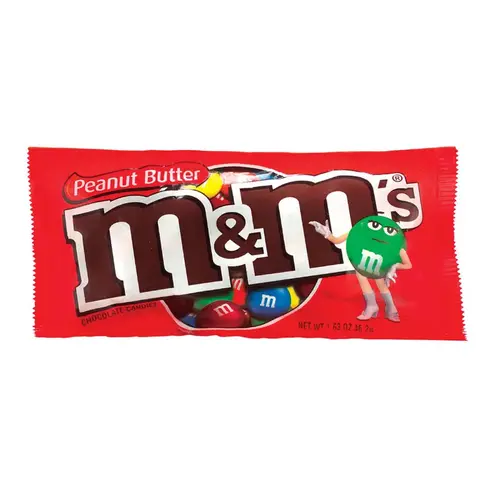 Chocolate Candies M&M's Peanut Butter 1.63 oz Chocolate Candies M&M's Peanut Butter 1.63 oz