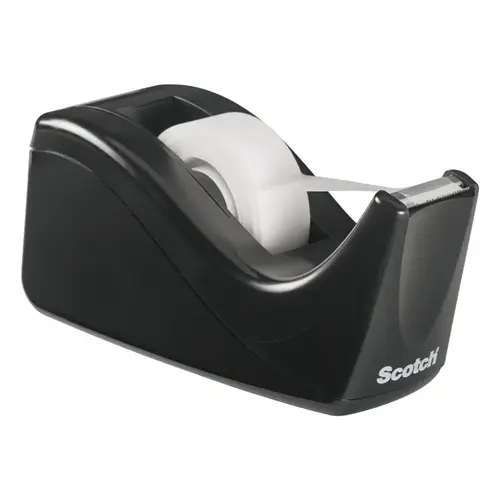 Value Desktop Tape Dispenser, 1" Core, Two-Tone Black Value Desktop Tape Dispenser, 1" Core, Two-Tone Black