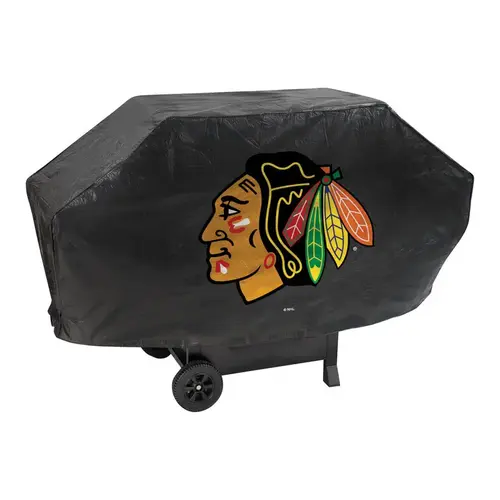 Grill Cover NHL Black Blackhawks For Universal Black