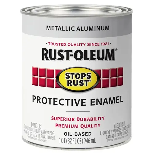 Rust Prevention Paint Stops Rust Indoor and Outdoor Aluminum 1 qt Aluminum Rust Prevention Paint Stops Rust Indoor and Outdoor Aluminum 1 qt Aluminum