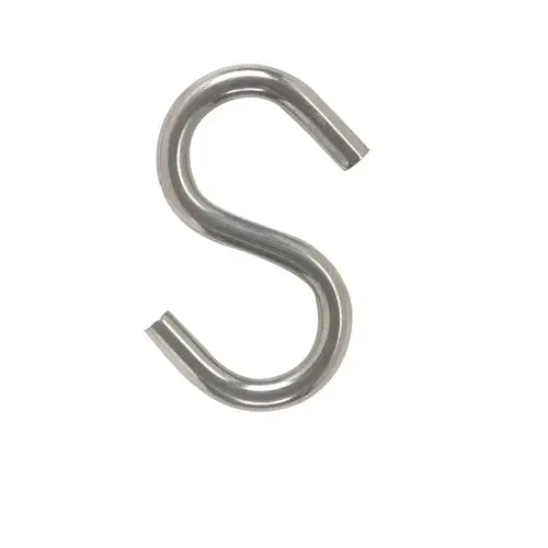 S-Hook Medium Steel 2.75" L 160 lb - pack of 20 S-Hook Medium Steel 2.75" L 160 lb - pack of 20