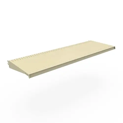 DL Style Shelf 1" H X 48" W X 16" L Powder Coated Platinum Powder Coated Pair DL Style Shelf 1" H X 48" W X 16" L Powder Coated Platinum Powder Coated Pair