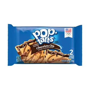 Pop-Tarts 428062 Toaster Pastries Chocolate Chip 3.67 oz Pouch Pair