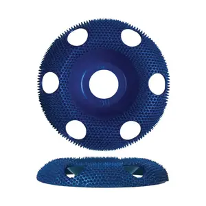 King Arthur's Tools 47851 Sanding Disc Holey Galahad 4" Tungsten Carbide Bolt-On 90 Grit Coarse