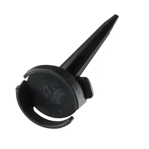 Christmas Light Stakes 5" Black Green