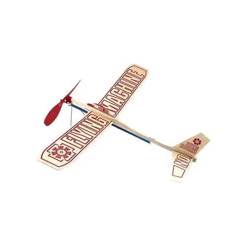 Glider Plane Fying Machine Balsa Wood Natural 1 pc Natural