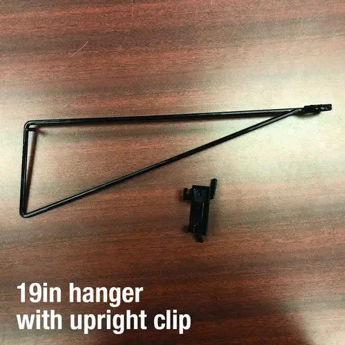 Hanger Arm 19" H X 9" W X 4" L Black Metal Black Hanger Arm 19" H X 9" W X 4" L Black Metal Black