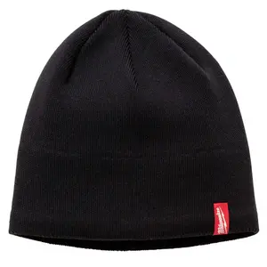 Milwaukee 502B Beanie Fleece Lined Black One Size Fits All Black