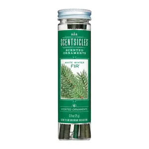 Scentsicles PDST6USWF002712 Scented Ornament White Winter Fir Scent 0.9 oz Solid Green