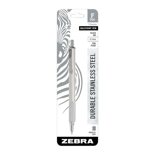 Ball Point Pen F-701 Black Retractable