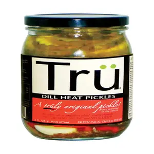 Tru Pickles 3070-XCP6 Pickles Tru Dill Heat 16 oz Jar - pack of 6