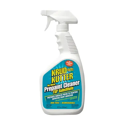Pre-Paint Cleaner/TSP Substitute, Liquid, 32 oz Clear