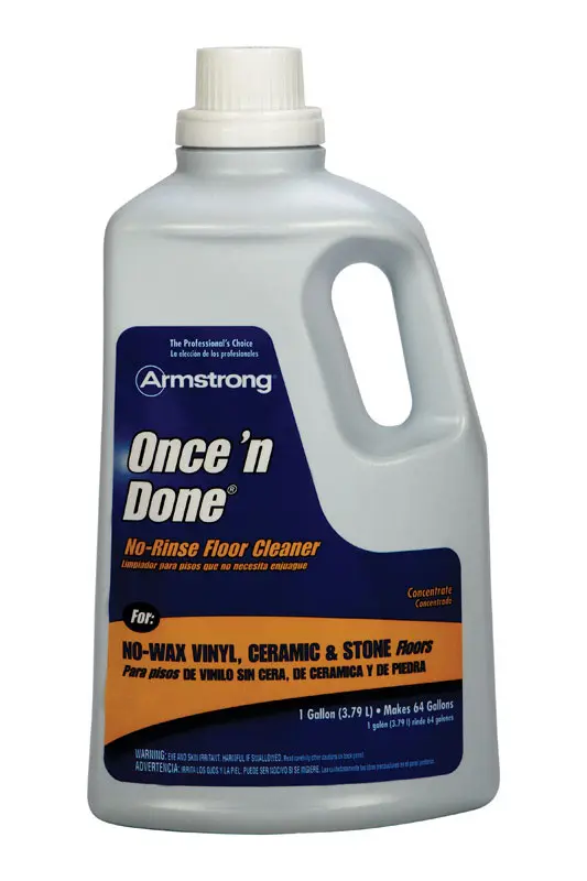 Armstrong Floor Cleaner OnceN Done Citrus Scent Liquid 1 gal - pack of 4 00330408-XCP4 Armstrong Floor Cleaner OnceN Done Citrus Scent Liquid 1 gal - pack of 4 00330408-XCP4