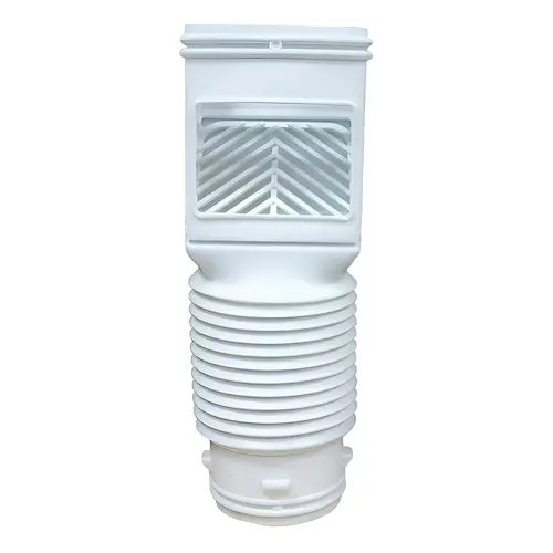 Amerimax 4490 Downspout Filter FlexGrate 4.625" W X 4.625" L White Vinyl White Downspout Filter FlexGrate 4.625" W X 4.625" L White Vinyl White