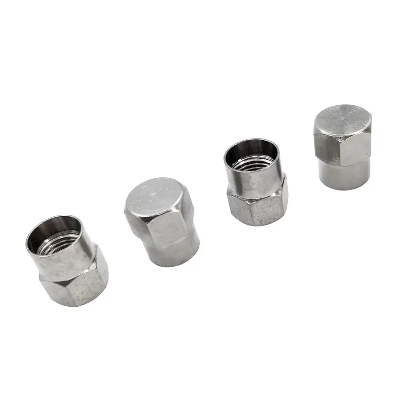 Plews Tire Valve Cap TruFlate Chrome 60 psi 38-712-4 Plews Tire Valve Cap TruFlate Chrome 60 psi 38-712-4