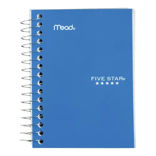Notebook 3-1/2" W X 5-1/2" L College Ruled Spiral Assorted Notebook 3-1/2" W X 5-1/2" L College Ruled Spiral Assorted