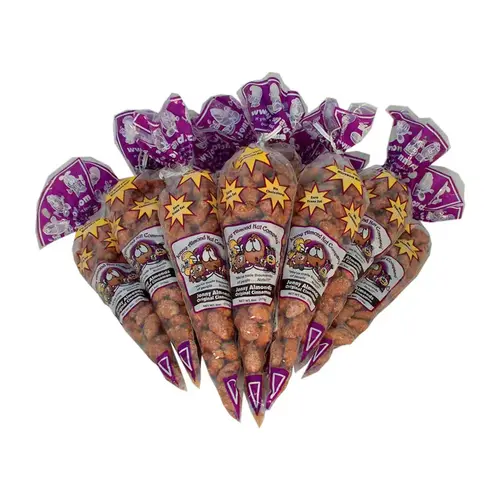 Almonds Cinnamon 4 oz Bagged - pack of 12 Almonds Cinnamon 4 oz Bagged - pack of 12