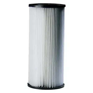 Pentair TO6-SS2-S18 OMNIFilter Series TO6-SS2-S06 Filter Cartridge, 5 um Filter, Cellulose Carbon Filter Media, Pleated Paper