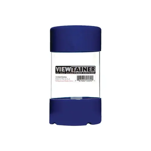 Slit Top Container 3" W X 5" H Plastic Blue Blue
