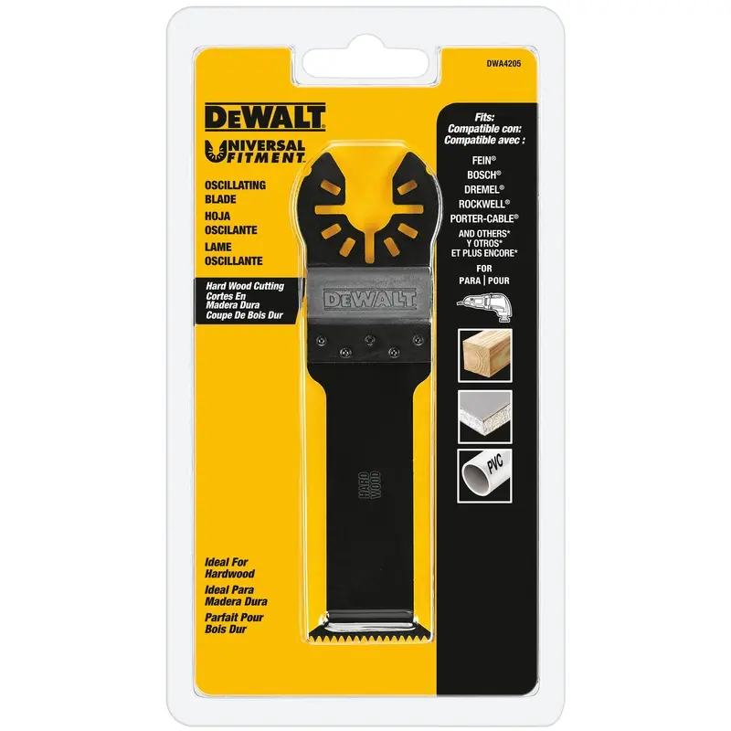 DEWALT Oscillating Blade Universal Fitment High Speed Steel Hard Wood DWA4205