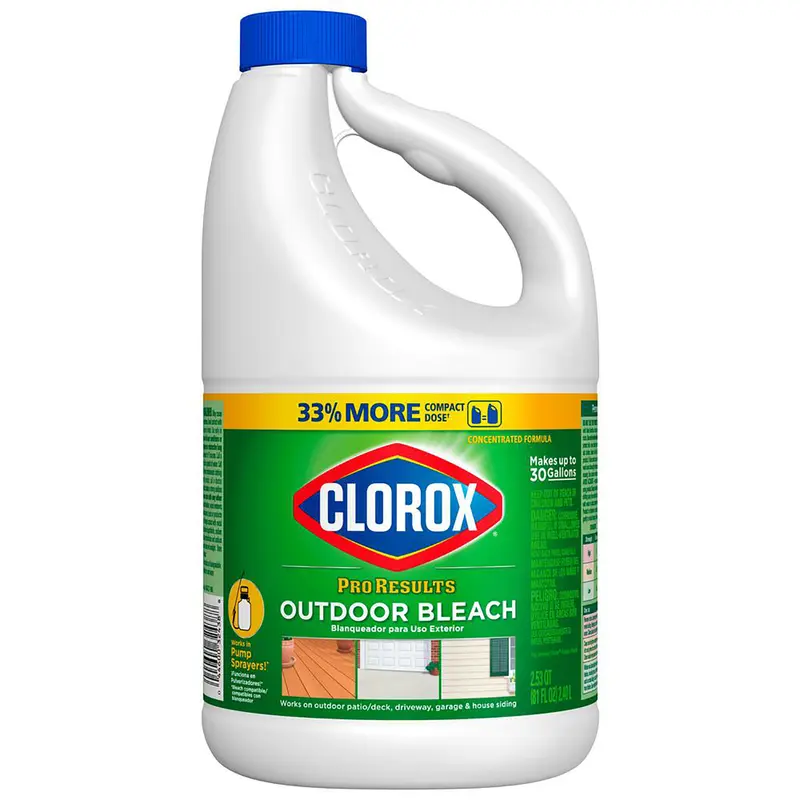 CLOROX Outdoor Bleach Pro Results Regular Scent 81 oz - pack of 6 1005780-XCP6 CLOROX Outdoor Bleach Pro Results Regular Scent 81 oz - pack of 6 1005780-XCP6