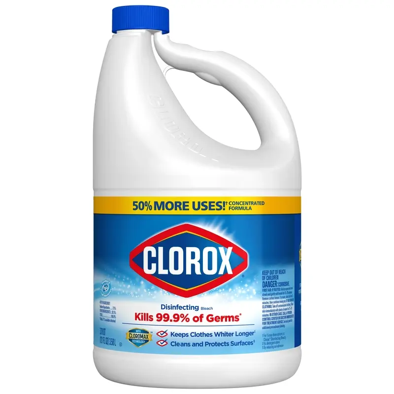 CLOROX Disinfecting Bleach Regular Scent 121 oz - pack of 3 32416-XCP3