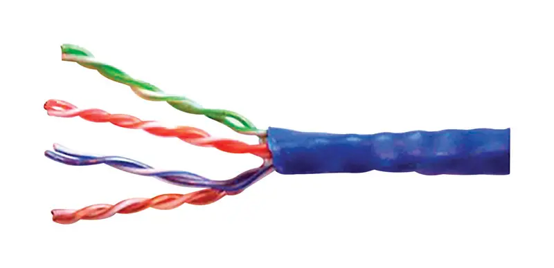 Vanco Riser and Data Cable Wire 500 ft. L Category 5E Blue - pack of 500 3202991-XCP500