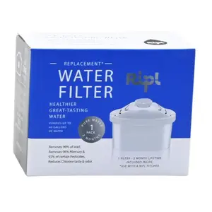 Ripl 55389 Replacement Pitcher Filter Water Pitcher