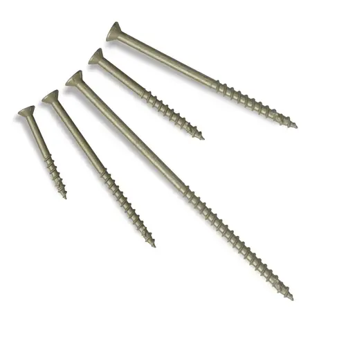 Wood Screws Plus No. 10 S X 5" L Phillips DuracoatXT 6.5 lb DuracoatXT