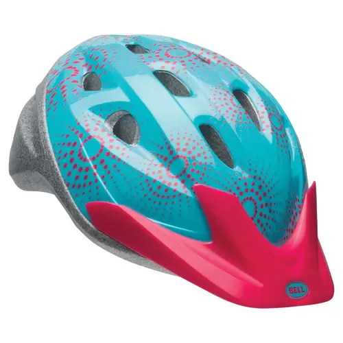 Bicycle Helmet Pink/Teal ABS/Polycarbonate Pink/Teal
